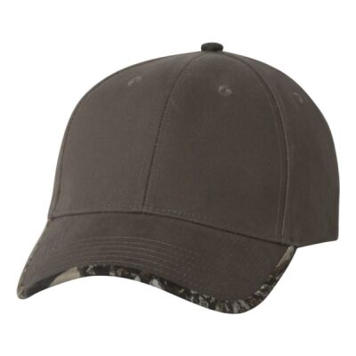 Solid with Licensed Camo Trim Cap Thumbnail
