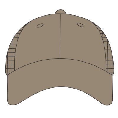 Mesh-Back Camo with Flag Undervisor Cap Thumbnail
