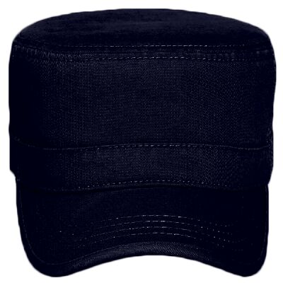 OTTO Garment Washed Superior Cotton Twill Binding Trim Visor Military Cap Thumbnail