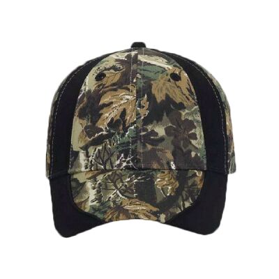 OTTO Camouflage Piping Design Cotton Twill Six Panel Low Profile Baseball Cap Thumbnail