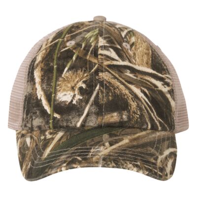 Licensed Camo Washed Mesh Cap Thumbnail