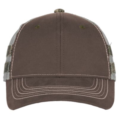 Frayed Camo Stripes Mesh-Back Cap Thumbnail