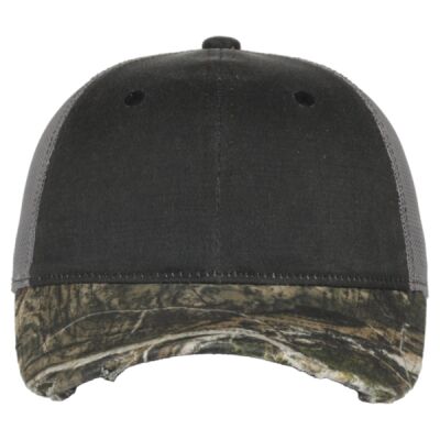 Distressed Camo Mesh-Back Cap Thumbnail