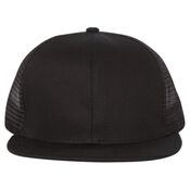 Flat Bill Six-Panel Trucker Cap Thumbnail
