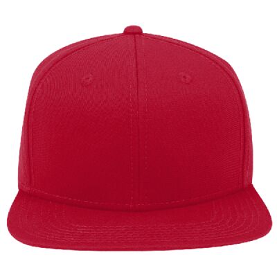 OTTO Superior Cotton Twill Square Flat Visor "OTTO SNAP" Six Panel Pro Style Snapback Hat Thumbnail