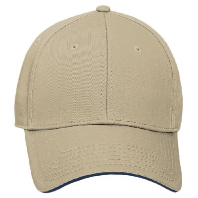 OTTO Stretchable Superior Cotton Twill Sandwich Visor "OTTO FLEX" Six Panel Low Profile Baseball Cap Thumbnail