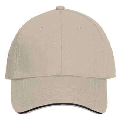OTTO Stretchable Superior Cotton Twill Sandwich Visor "OTTO FLEX" Six Panel Low Profile Baseball Cap Thumbnail