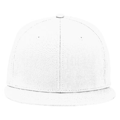 OTTO Stretchable Superior Cotton Twill Round Flat Visor "OTTO FLEX" Six Panel Pro Style Baseball Cap Thumbnail